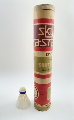 Sky Master Shuttlecocks Badminton antique handmade vintage w original package