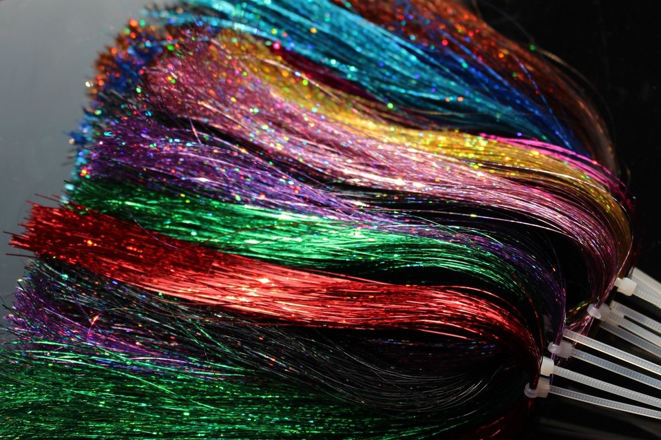 Rocchetto Flashabou Olografico 7000m - 0,3mm Oro | Mylar Tinsel Per Pesca | Materiale Per Legare Mosche Trota - Foto 4