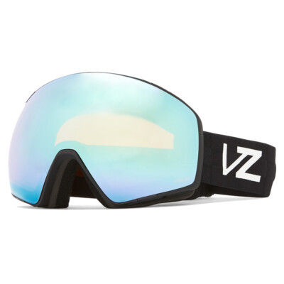 VonZipper Jetpack - Black Satin - Lens: Stellar Chrome + Spare Lens: Low Light