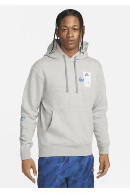 A5027 Nike AIR FORCE Men's Hoodie Mens XL NWT Grey