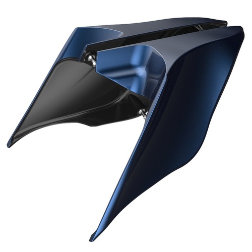 Cubierta lateral extendida Big Blue Pearl se adapta a más de 14 Harley Street Road Glide - Imagen 6 de 11