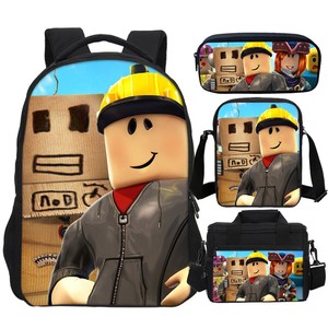 Details About Roblox Boys Student Backpack Insulated Lunch Box Pencil Case Crossbody Bag Lot - 