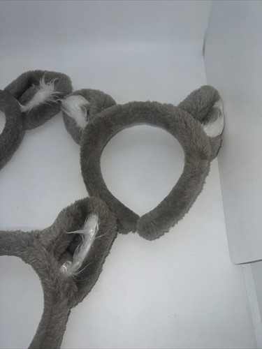 Lot of 3 Great Wolf Lodge Headband Wolf Ears Plush Furry Halloween Dress Up YA2 - Picture 8 of 10