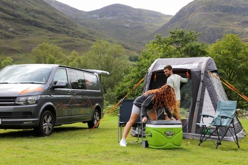 Vango Kela Pro Driveaway Air Awning LOW 180 - 210cm VW T5 T6 - Picture 8 of 10