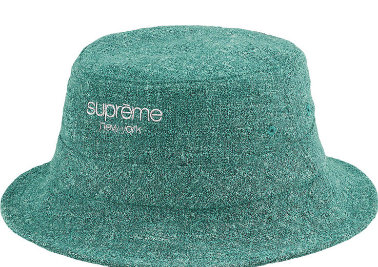 SUPREME CLASSIC LOGO TERRY CRUSHER HAT/ TEAL SIZE M/L SS21 SUPREME CLASSIC LOGO TERRY CRUSHER HAT/ TEAL SIZE M/L SS21