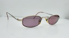 Vintage Bella Italia 138 Gray Oval Sunglasses FRAMES ONLY