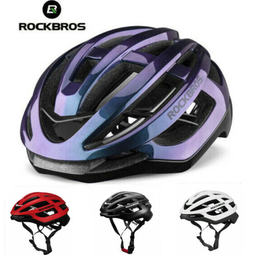 ROCKBROS MTB Road Bike Helmet Ultralight Bicycle Helmet Cycling Integrally Safe - Afbeelding 1 van 19