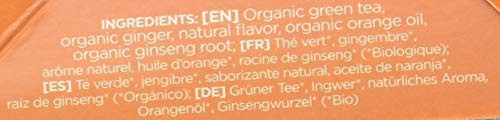 Two Leaves and a Bud Organic Energize Tea Bags Green Tea for Endurance Whole Lea