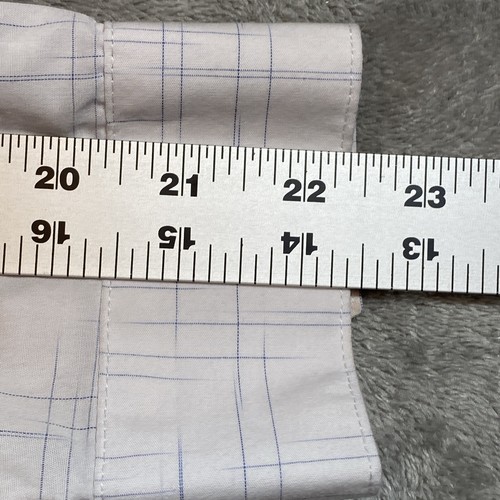 Calvin Klein | Young Men's LS Slim Fit Dress Shirt | Size 18 - Picture 6 of 11