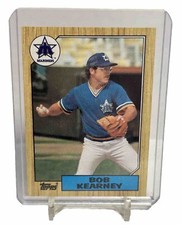 1987 Topps Bob Kearney #498 Seattle Mariners Baseball Card FRESH GEM MINT