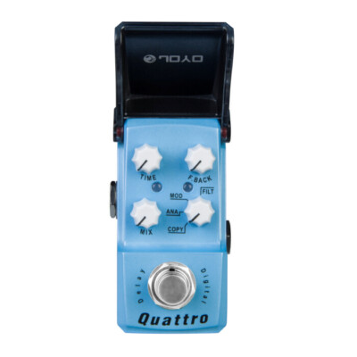 JOYO JF-318 Quattro Digital Delay Timer Mini Guitar Effect Pedal 4 Mode Control