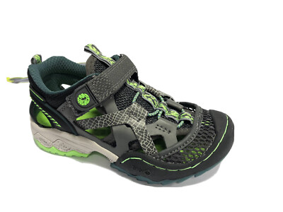 Jambu, Squamata, Boy s Grey/Black Sandals, Size 12M EUR29