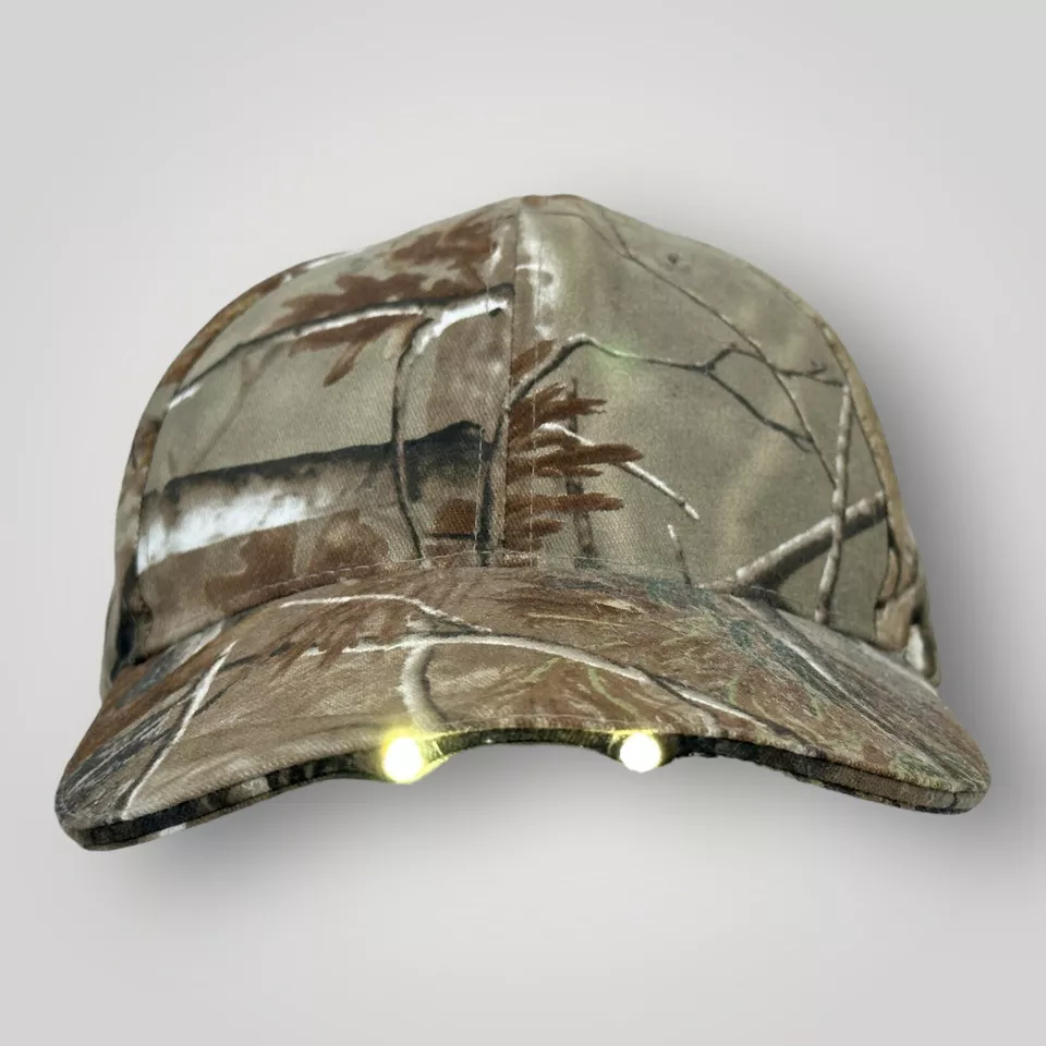 Шляпа Panther Vision регулируемая камуфляжная Realtree громкая связь со светодиодной подсветкой питание - Изображение 3 из 4