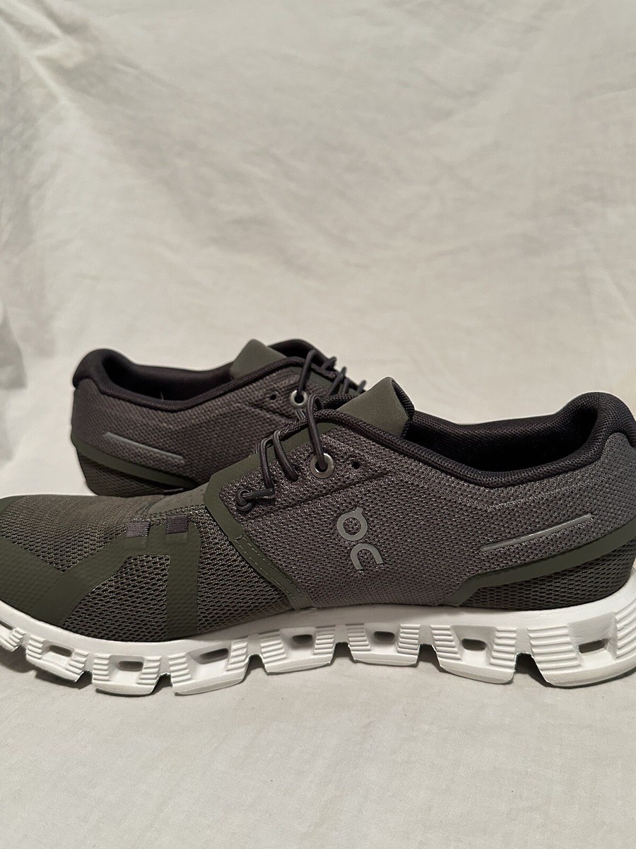 NEW Men Size 9 M On Cloud 5 Running Shoes 59.98912 Olive/White 