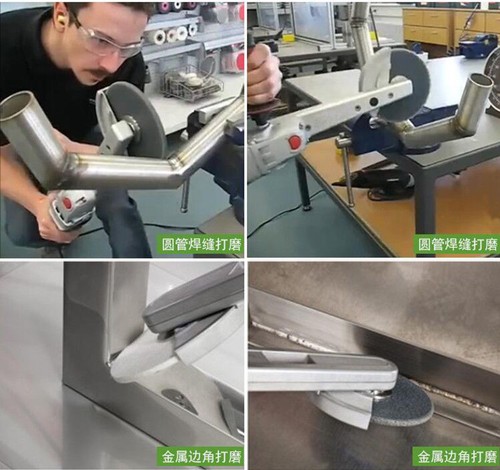 220V Angle Grinder Stainless Steel Corner Polisher Weld Grinding Polishing Tools - Picture 5 of 6