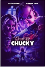 Chucky Poster,Bride Of Chucky,Horror Movie Poster, Wall Art For LivingRoom