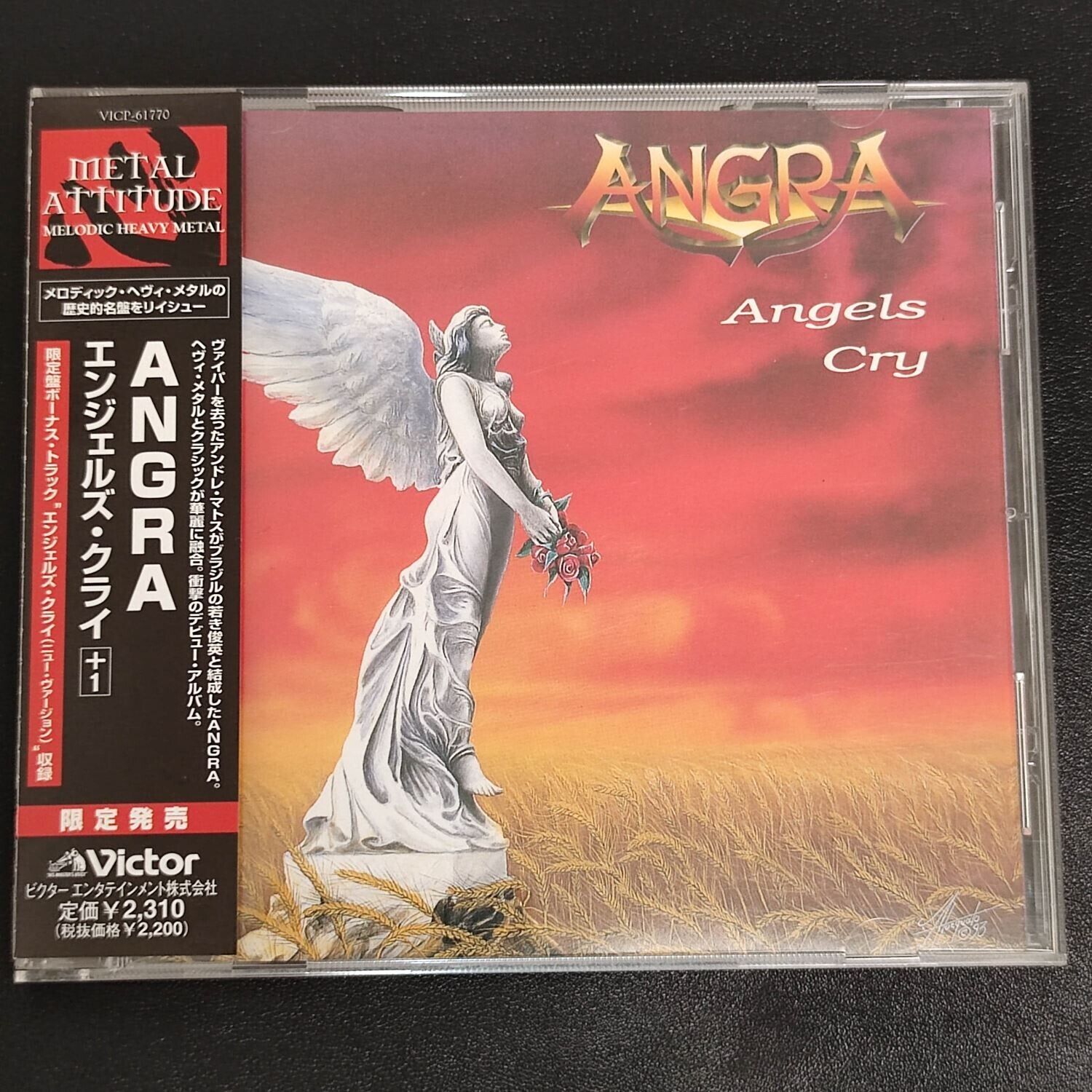 Angra – Angels Cry JAPAN CD (2002,VICP-61770) +BONUS Andre Matos