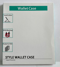 For Samsung S22 Ultra Zipper Wallet RFID Blocking Holds 9 Credit Cards