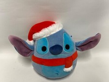Squishmallow Disney 8" Stitch Christmas Santa With Hat And Scarf