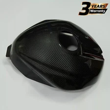 Black Fuel Gas Tank Cover Fairing Carbon Fiber Look For Yamaha YZF R6 2008-2016