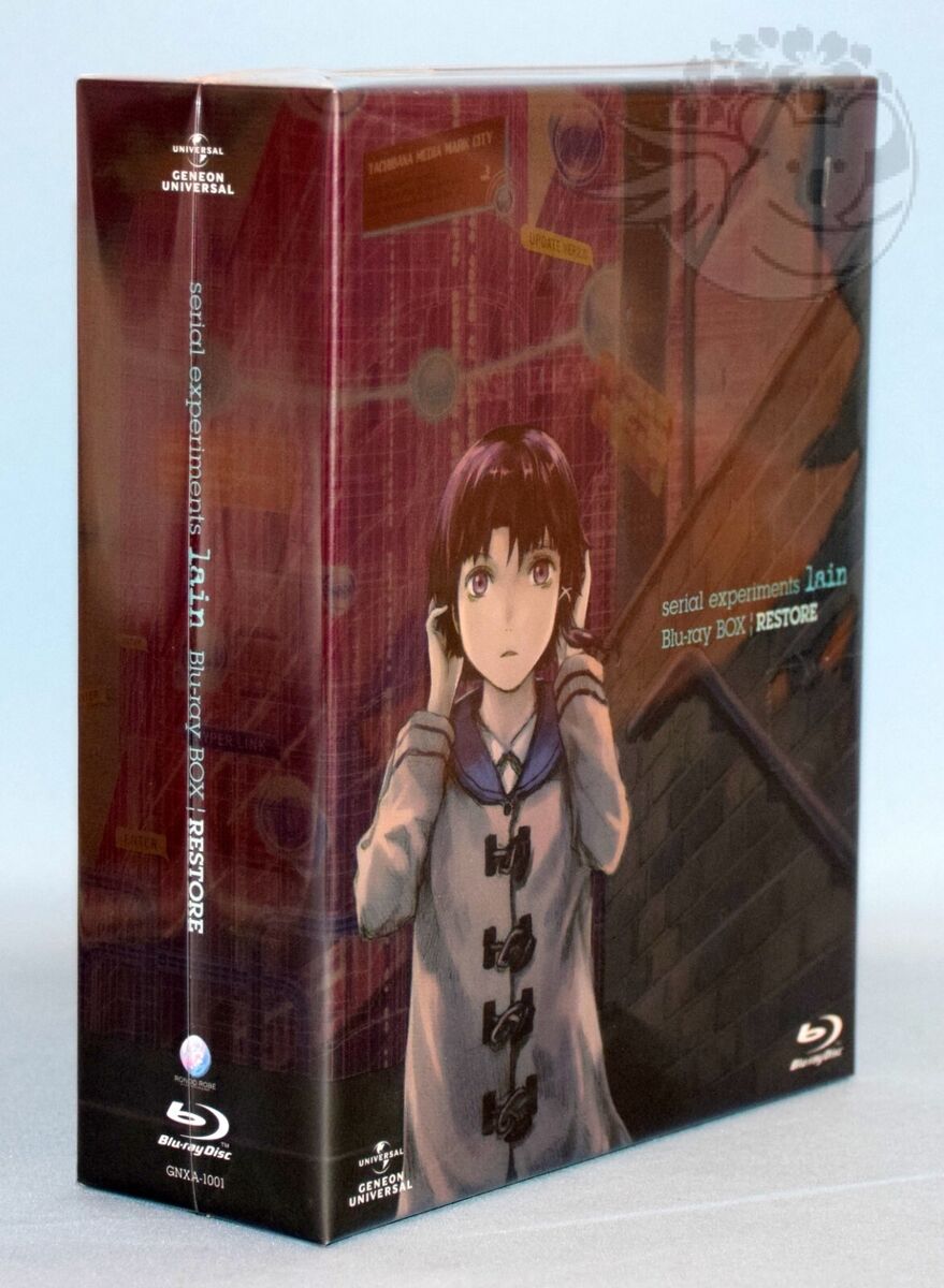 Serial Experiments Lain Blu-ray BOX RESTORE First Limited Edition Japanese  Anime