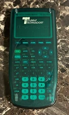 Texas Instruments TI-83 Plus Graphing Calculator W/ Green Cover Tested & Working