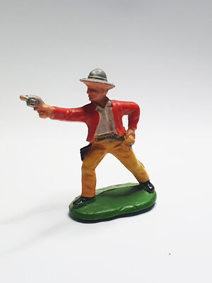 Fr. Fischer KG Nr. 082 Doc Holiday Org-Nr.11/3 Trapper m. Pistolen - Cowboy DDR