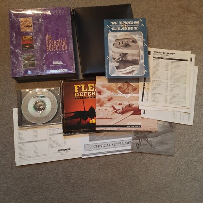The Essential Selection Flight BIG BOX PC SPIEL WINGS OF GLORY 1942 FLIGHT DEFENS