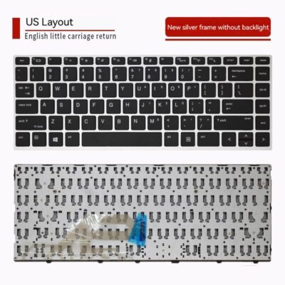 Laptop keyboard for HP HSN-Q04C,HSN-Q06C,HSN-Q06C,HSN-Q08C,Non-Backlit Silver US