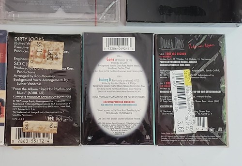 Sealed Motown Tape Cassettes (8) Aretha Franklin + Diana Ross Take Me Higher... - Picture 13 of 16