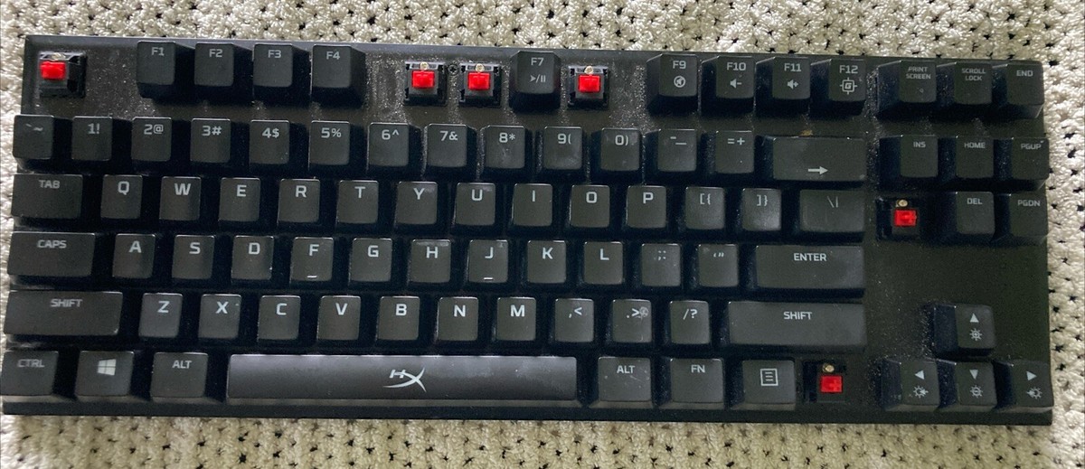 HyperX Alloy FPS Pro Gaming Keyboard Red Axis LED Backlight