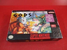 Gods Super Nintendo SNES Empty Box ONLY (no manual, game)