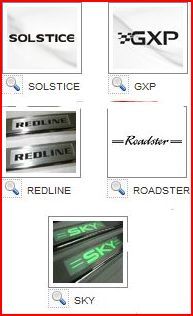 Sky Solstice illuminated door sills kick plate panel Stainless Steel NEW - Picture 3 of 5