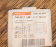 New Honeywell Tradeline R4222 D 1021 General Purpose Relay 208/240VAC