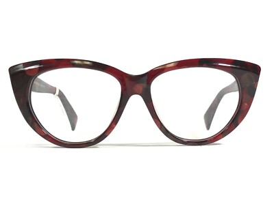 Morgenthal Frederics 624 JUDY Eyeglasses Frames Red Round Cat Eye 52-16-135