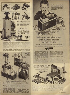 1964 PAPER AD Kenner Mold Master Mattel Vac-U-Form Marx Power King Holster Set