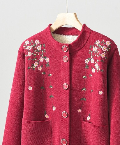 Cardigan Sweater Women Medium Large XL Size 8-18 Vintage Button Up Jacket New - Picture 11 of 32