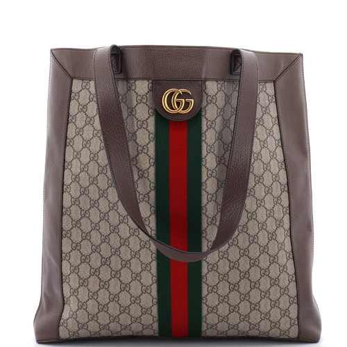 Gucci Ophidia Soft Open Tote GG Coated Canvas Large