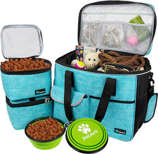 Dog Travel Bag  Airline Approved Tote Organizer with Multi-Function Pockets, Fo