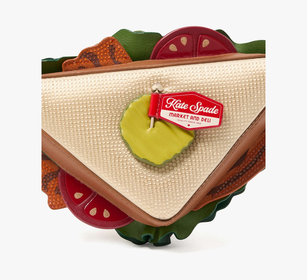 Kate Spade Glamwich Sandwich Embellished Micro Chain