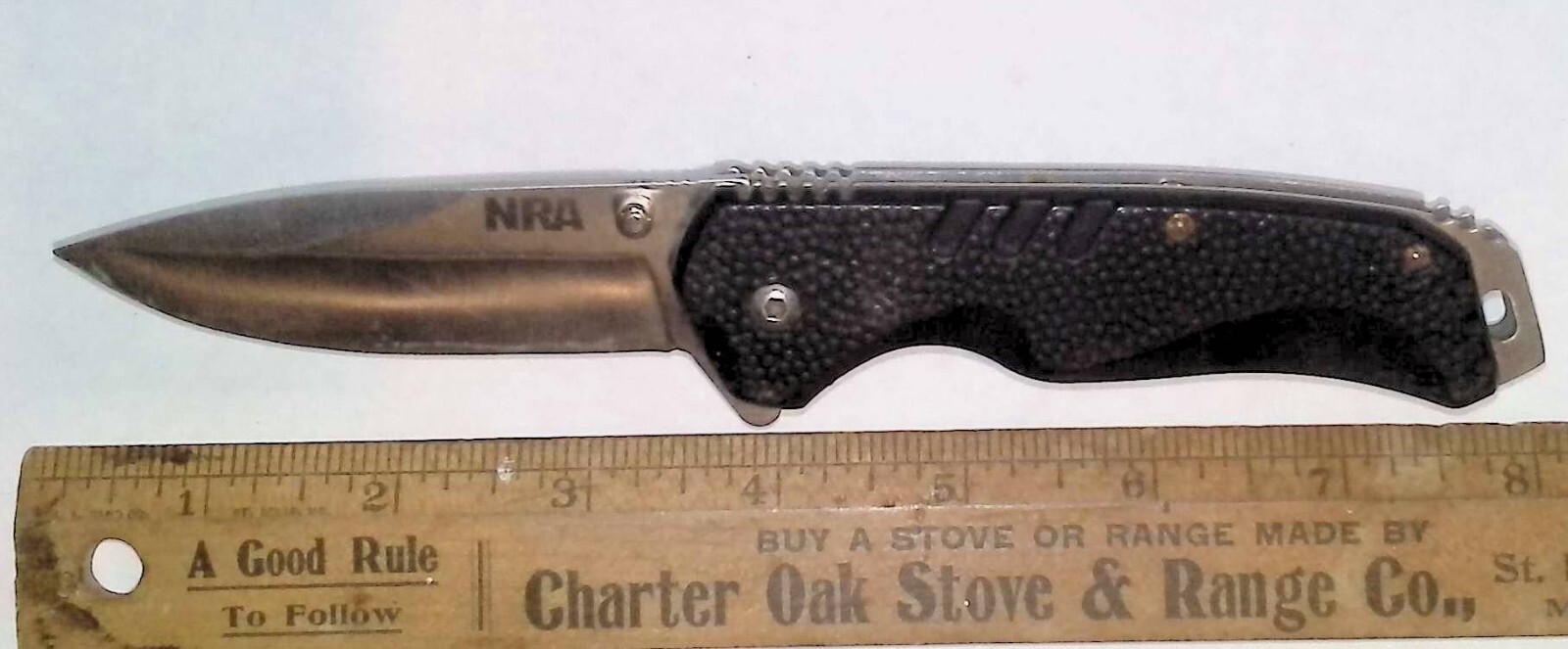 NRA Unbranded Single Blade  Knife.
