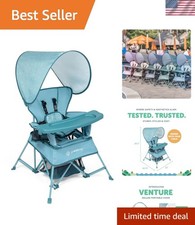 Lightweight Portable Toddler Chair with Sun Canopy  For Indoor  Outdoor Use