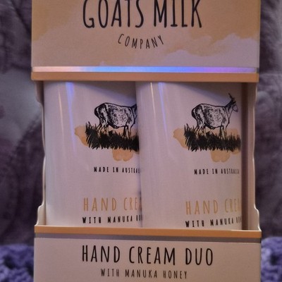 Goats Milk Company Hand Cream Duo Moisturizer with Manuka Honey