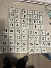 Quickutz Tangerine Upper Case/Lowercase In Sheets And Pink Binder