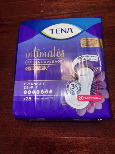 Tena Women's Intimates Extra Coverage Overnight Pads. Brand New with ...