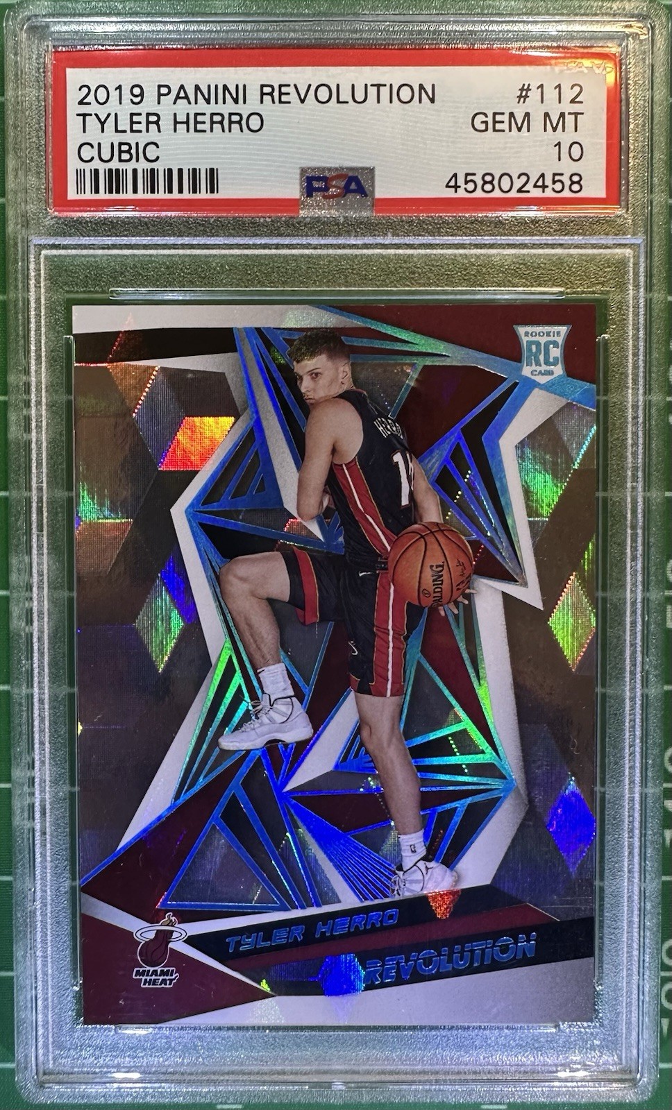 2019 Revolution - Rookie Tyler Herro #112 Cubic /50 (RC) PSA 10