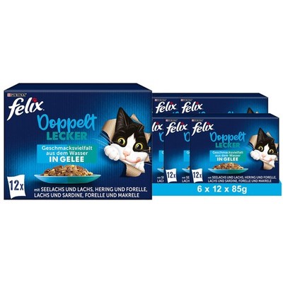 FELIX Doppelt Lecker Geschmacksvielfalt aus dem Wasser (6x12x85g)