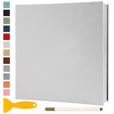 Photo Album Self Adhesive Pages 11x10.6 Scrapbook White 40 Pages