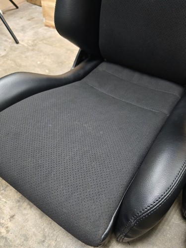 RECARO LX B Fishnet Pair JDM Authentic Recaro Reupholstered - Picture 6 of 17