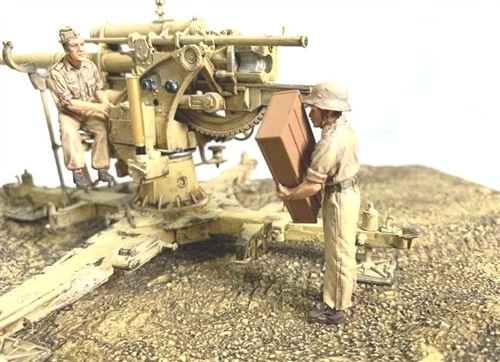 FORCES OF VALOR, KRUPP FLAK 36 Station de remorquage avec canon FLAK ROHR 18 ... - Photo 4/4